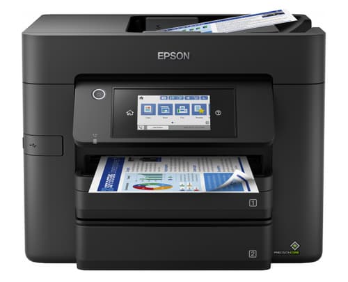 Epson WorkForce Pro WF-4830DTWF  4830DTWF  WF4830DTWF 4830DTWF WF4830 4830 - Multifunction printer - colour - ink-jet - A4 (210 x 297 mm) (original) - A4/Legal (media) - up to 25 ppm (printing) - 500 sheets - USB 2.0, LAN, Wi-Fi(n), USB host, NFC — view 1
