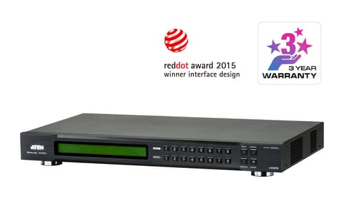 ATEN VanCryst 8x8 HDMI Matrix Switch with Scaler VM5808H - Video/audio switch - desktop, rack-mountable