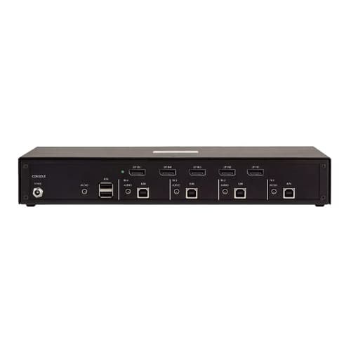 StarTech.com - KVM / audio / USB switch - 4 x KVM / audio / USB - 1 local user - desktop - TAA Compliant — view 3