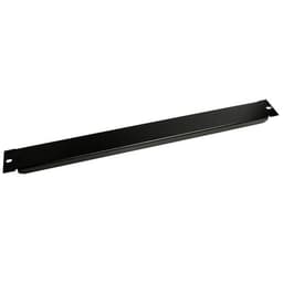 StarTech.com 1U Blanking Panel - Metal Rack Mount Filler Panel - for 19in Server Rack Enclosure or Cabinet - Steel - Black (BLANKB1) - Blank panel - black - 1U - 19" - for P/N: RK1236BKF, RK2536BKF, RK4236BKB, RK619WALL, RK619WALLGB, RK960CP