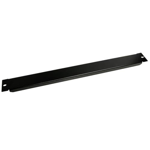 StarTech.com 1U Blanking Panel - Metal Rack Mount Filler Panel - for 19in Server Rack Enclosure or Cabinet - Steel - Black (BLANKB1) - Blank panel - black - 1U - 19" - for P/N: RK1236BKF, RK2536BKF, RK4236BKB, RK619WALL, RK619WALLGB, RK960CP