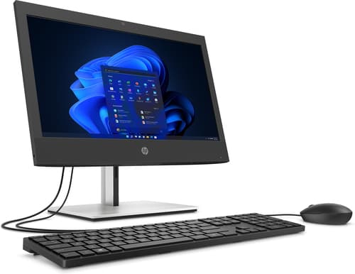 HP ProOne 400 G6 - All-in-one Core i5 10500T / up to 3.8 GHz - RAM 8 GB - SSD 256 GB - NVMe - DVD-Writer - UHD Graphics 630 - Gigabit Ethernet, IEEE 802.11ax (Wi-Fi 6) - Win 10 Pro (includes Win 11 Pro Licence) - monitor: LED 19.5" 1920 x 1080 (Full HD) @ 60 Hz - keyboard: UK — view 4