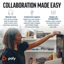 Poly Blackwire 3225 - Blackwire 3200 Series - headset - on-ear - wired - 3.5 mm jack, USB-C - black - Certified for Skype for Business, Cisco Jabber Certified, Avaya Certified, UC certified thumbnail 3