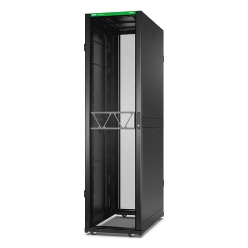 APC NetShelter SX Gen 2 - Rack cabinet - 2258H x 600W x 1200D mm, with Sides - floor-standing - black - 48U - 19" - TAA Compliant