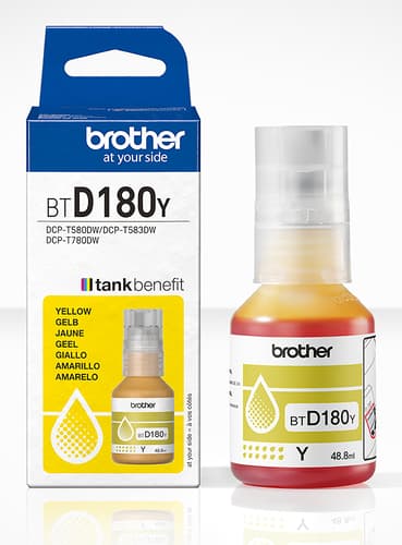 Brother BTD180Y - Yellow - original - ink refill - for Brother DCP-T580DW — view 4