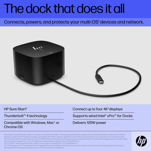 *Non Cancellable/Non Returnable (NCNR)* HP THUNDERBOLT DOCK 120W G4 EUR — view 9