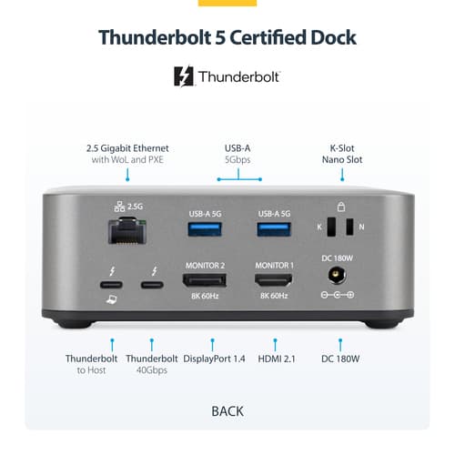 Thunderbolt 5 Docking Station 140W PD — view 7