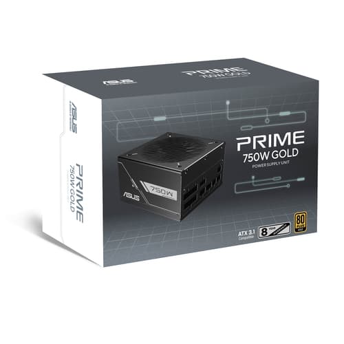 ASUS Prime -750G power supply unit 750 W 20+4 pin ATX ATX Black — view 12