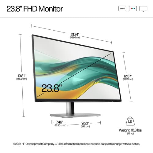 *Non Cancellable/Non Returnable (NCNR)* HP S5 PRO 524PF MNTR EURO PLUG — view 6