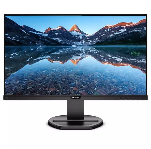 Philips B Line 243B9 - LED monitor - 24" - 1920 x 1080 Full HD (1080p) @ 75 Hz - IPS - 250 cd/m� - 1000:1 - 4 ms - HDMI, VGA, DisplayPort, USB-C - speakers - black texture