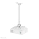 Neomounts CL25-550WH1 - Mounting kit (ceiling mount) - full-motion - for projector - easy-install, height 74.5 - 114.5 cm - steel - white thumbnail 1