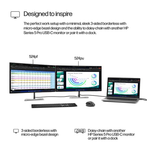 HP S5 PRO 524PF FHD MNTR UK — view 6