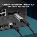 TP-Link TL-SM5220-1M V1 - 10GBase direct attach cable - SFP+ (M) to SFP+ (M) - 1 m - twinaxial - passive thumbnail 3