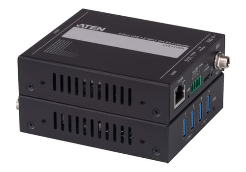 ATEN UCE33100 - Remote and local unit - USB extender - USB 3.2 Gen 1 - over CAT 6a - 4 ports - up to 100 m