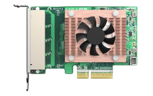 QNAP QXG-2G4T-I225 - Network adapter - PCIe 2.0 x4 low profile - 2.5GBase-T x 4 - for QNAP TDS-16489, 16489U R2, TS-1886, 251, 2888, h1277, h1283, h977, TVS-1672, 672, 872, 972