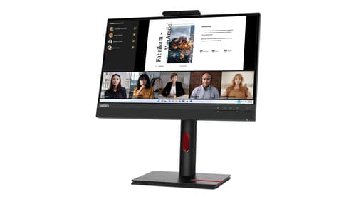 Lenovo ThinkCentre Tiny-in-One 22 Gen 5 - LED monitor - 22" (21.5" viewable) - 1920 x 1080 Full HD (1080p) @ 60 Hz - IPS - 250 cd/m� - 1000:1 - 4 ms - HDMI, DisplayPort - speakers - raven black — view 6