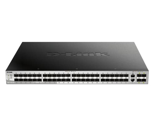 D-Link DGS 3130-54S - Switch - L3 Lite - Managed - 48 x SFP + 2 x 10 Gigabit Ethernet + 4 x 10 Gigabit SFP+