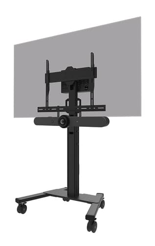 Neomounts AV30-500BL - Mounting kit (mount bracket) - for video bar - universal - black - screen size: 43"-110" - VESA-mountable — view 3