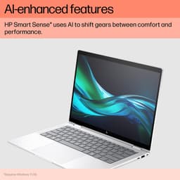 HP Elite x360 1040 G11 Notebook - Flip design - Intel Core Ultra 7 - 155H / up to 4.8 GHz - vPro Essentials - Win 11 Pro - Intel Arc Graphics - 32 GB RAM - 1 TB SSD NVMe - 14" IPS touchscreen 1920 x 1200 - Wi-Fi 6E, Bluetooth - kbd: UK - with HP Wolf Pro Security Edition (1 year)
