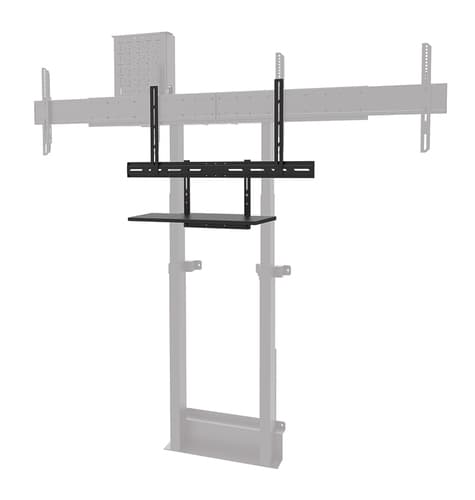 Neomounts AV40-500BL - Mounting kit (mount bracket, keyboard shelf) - for keyboard / mouse - universal - black - screen size: 43"-110" - VESA-mountable — view 16