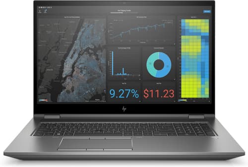 HP ZBook Fury 17 G7 Mobile Workstation - Intel Core i7 - 10750H / up to 5 GHz - Win 10 Pro 64-bit - Quadro T2000  - 16 GB RAM - 512 GB SSD NVMe, TLC + 1 TB M.2 SSD NVM Express (NVMe), triple-level cell (TLC) - 17.3" IPS 1920 x 1080 (Full HD) - Gigabit Ethernet - Wi-Fi 6 - kbd: UK