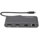 StarTech.com Thunderbolt 3 Mini Dock - Portable Dual Monitor w/ DP 4K 60Hz - 2X USB-A Hub (3.2/2.0), GbE - 28cm Cable - TB3 Multiport Adapter - Mac/Windows�- Upgraded Version of TB3DKM2DP (TB3DKMDPL) - Docking station - Thunderbolt 3 - 2 x DP - 1GbE thumbnail 4