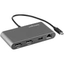 StarTech.com Thunderbolt 3 Mini Dock - Portable Dual Monitor w/ DP 4K 60Hz - 2X USB-A Hub (3.2/2.0), GbE - 28cm Cable - TB3 Multiport Adapter - Mac/Windows�- Upgraded Version of TB3DKM2DP (TB3DKMDPL) - Docking station - Thunderbolt 3 - 2 x DP - 1GbE thumbnail 1