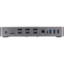 StarTech.com USB-C & USB-A Dock, Hybrid Universal Triple Monitor Laptop Docking Station w/ DisplayPort & HDMI 4K 60Hz, 85W Power Delivery, 6x USB Hub, Ethernet, Audio, USB 3.1 Gen 2 10Gbps