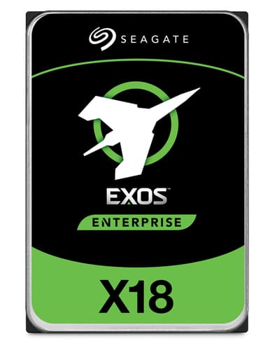 Seagate Exos X18 ST12000NM004J - Hard drive - 12 TB - internal - SAS 12Gb/s - 7200 rpm - buffer: 256 MB — view 3