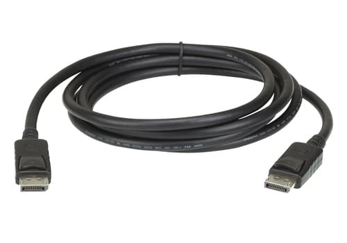 ATEN - DisplayPort cable - DisplayPort (M) to DisplayPort (M) - DisplayPort 1.2 - 2 m - 4K support - black - for ATEN VP2730, VanCryst VB905