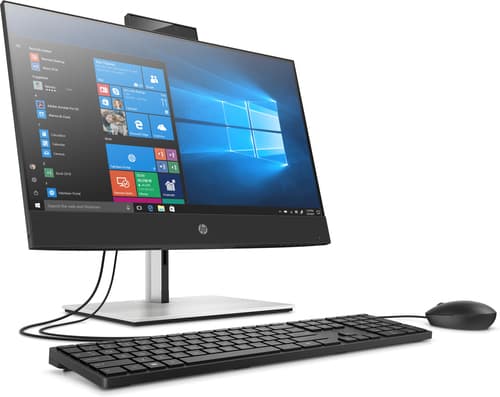 HP ProOne 440 G6 - All-in-one Core i5 10500T / up to 3.8 GHz - vPro - RAM 8 GB - SSD 256 GB - NVMe, HP Value - DVD-Writer - UHD Graphics 630 - Gigabit Ethernet - Win 10 Pro 64-bit - monitor: LED 23.8" 1920 x 1080 (Full HD) - keyboard: UK — view 4