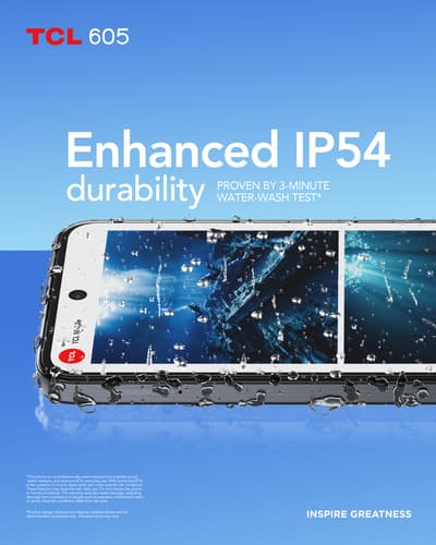 TCL 605 16.9 cm (6.67") Dual SIM Android 15 4G USB Type-C 4 GB 128 GB 5200 mAh Blue — view 5