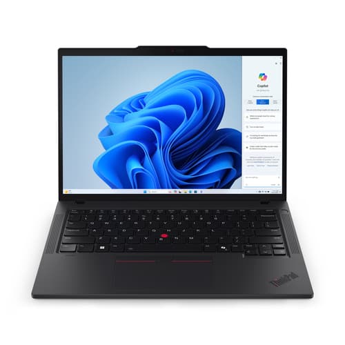 Lenovo ThinkPad T14 Gen 5 21MC - 180-degree hinge design - AMD Ryzen 5 - 8540U / up to 4.9 GHz - Win 11 Pro - Radeon 740M - 16 GB RAM - 512 GB SSD TCG Opal Encryption 2, NVMe - 14" IPS 1920 x 1200 - Gigabit Ethernet - Wi-Fi 6E, Bluetooth - black - kbd: UK - with 1 Year Lenovo Premier Support, CO2 Offset 0.5 ton (2nd Gen)