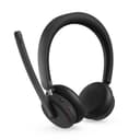 Lenovo 6550 - Headset - on-ear - Bluetooth - wireless - active noise cancelling - black - Certified for Microsoft Teams thumbnail 2