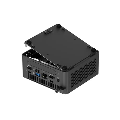ASUS NUC 15 Pro Tall Kit RNUC15CRHV500002 - Barebone - mini PC 1 x Core Ultra 5 235H / up to 5 GHz - vPro - RAM 0 GB - Arc Graphics 140T - IEEE 802.11ax (Wi-Fi 6), IEEE 802.11be (Wi-Fi 7), Bluetooth 5.4, Gigabit Ethernet, 2.5 Gigabit Ethernet - black — view 13