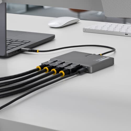 StarTech.com - Docking station - USB-C / Displayport - 4 x DP - TAA Compliant — view 6