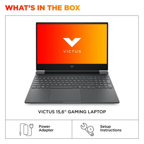 HP Victus Gaming Laptop 15-fb3008na, Windows 11 Home, Black — view 7