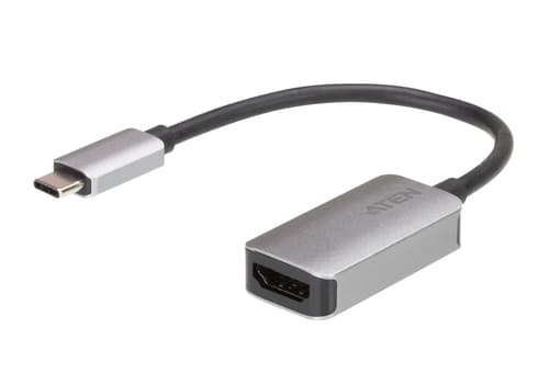 ATEN UC3008A1 - Video / audio adapter - 24 pin USB-C (M) to HDMI (F) - USB 3.2 Gen 1 / Thunderbolt 3 / DisplayPort (Alt Mode) - 15.4 cm - 4K60Hz (4096 x 2160) support