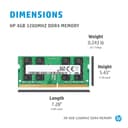 HP 4GB (1X4GB) DDR4 3200 SODIMM MEM thumbnail 4