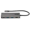 StarTech.com USB C Multiport Adapter, 10Gbps USB Type-C Mini Dock with 4K 30Hz HDMI, 100W Power Delivery Passthrough, 3-Port USB Hub, GbE, Portable USB 3.1/3.2 Gen 2 Laptop Dock, 10" Cable