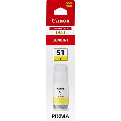 Canon GI 51 Y - Yellow - original - ink refill - for PIXMA G1520, G2520, G2560, G3520, G3560