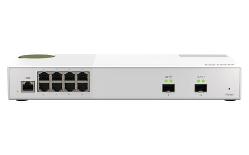 QNAP QSW-M2108-2S - Switch - Managed - 2 x 10 Gigabit SFP+ + 8 x 2.5GBase-T - desktop