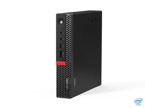 Lenovo ThinkCentre M920q 10T1 - ThinkSmart Edition for Logitech - tiny Core i5 9600T / up to 3.9 GHz - vPro - RAM 8 GB - SSD 128 GB - NVMe - UHD Graphics 630 - Gigabit Ethernet - Win 10 IoT Enterprise - monitor: none - black - with 3 Years Lenovo Premier Support