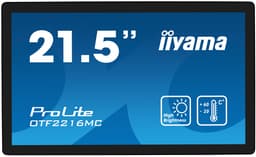 iiyama ProLite OTF2216MC-B1 - LED monitor - 22" (21.5" viewable) - open frame - touchscreen - 1920 x 1080 Full HD (1080p) @ 60 Hz - VA - 1100 cd/m� - 5000:1 - 25 ms - HDMI, VGA, DisplayPort - black