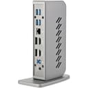 StarTech.com USB-C USB-A Dock, Hybrid Universal USB 3.0 Docking Station for USB-C or USB-A Laptop, Dual Monitor 4K 60Hz HDMI/DisplayPort, 6x USB-A Hub, Gigabit Ethernet, USB 3.1/3.2 Gen 1 - Dual 4K USB-C Dock (DK30A2DHUUE) - Docking station - USB - 2 x HDMI, 2 x DP - 1GbE - 40 Watt