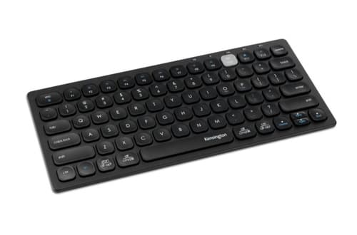 Kensington Multi-Device Dual Wireless Compact Keyboard - Keyboard - wireless - 2.4 GHz, Bluetooth 3.0, Bluetooth 5.0 - English - black
