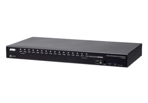 ATEN CS19216 - KVM / audio / USB switch - 16 x KVM / audio / USB - 1 local user - desktop, rack-mountable
