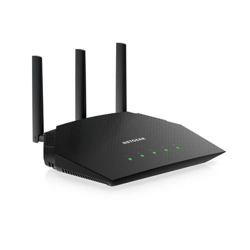 NETGEAR RAX10 - Wireless router 4-port switch - 1GbE - Wi-Fi 6 - Dual Band