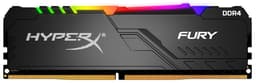 HyperX FURY RGB - DDR4 - kit - 64 GB: 4 x 16 GB - DIMM 288-pin - 3200 MHz / PC4-25600 - CL16 - 1.35 V - unbuffered - non-ECC - black