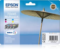 Epson Multipack T0445 - Print cartridge - 1 x pigmented black, pigmented magenta, pigmented yellow, pigmented cyan